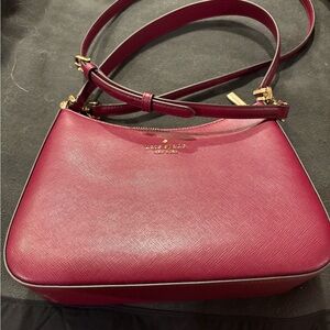 Kate Spade burgundy leather shoulder bag